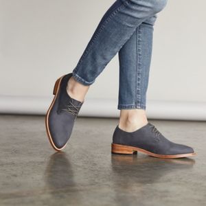 Nisolo James Oxfards Slate Gray Shoes
